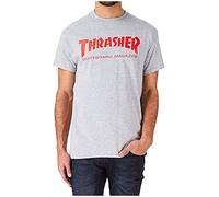 Thrasher Black Skate Mag T-Shirt, Grey, S