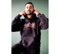 Thrasher - Flame Hood Black/Red - Hoodie - black - S - 90% Cotton, 10% Polyester S