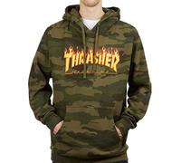 Thrasher Flame Logo Hoodie Camo - 144735