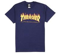 Thrasher flame logo t-shirt - Blue - XXL