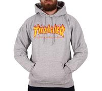 Thrasher - Flame Greymottled - Hoodie XL