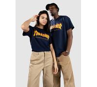 Thrasher Flame T-shirt navy S