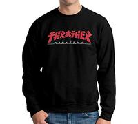 Thrasher - Godzilla Black - Sweater - black - M - 90% Cotton, 10% Polyester,Sweat M