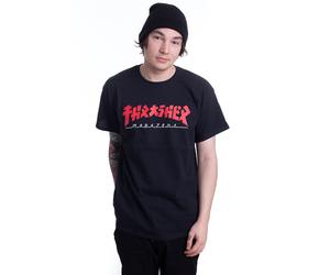 Thrasher - Godzilla Tee Black - T-Shirt - black - M - 100% Cotton,Jersey M