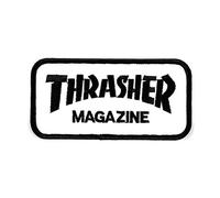 THRASHER Logo Patch Black White