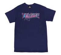 Thrasher Magazine Vice Logo T-Shirt Navy