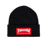 Thrasher - Skate Mag Patch Black - Beanie - black - Onesize - 100% Polyacrylic,Knitwear Onesize