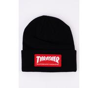 Thrasher - Skate Mag Patch Black - Beanie - black - Onesize - 100% Polyacrylic,Knitwear Onesize