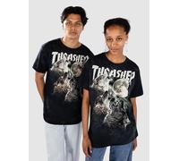 Thrasher Wolves Wash Premium Short Sleeve T-shirt Green S