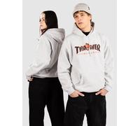 Thrasher X Spitfire Big Head Outline Hoodie ash grey XL
