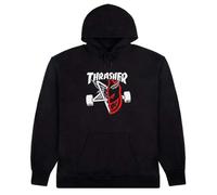 Thrasher x Spitfire pullover hoodie Thrash & Burn Black