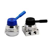 Thread 1/4" Pneumatic Components Hand Valve K34R6-8 K34R6-8D K34R6-8L Three-Position Four-Way Manual Valve.(K34R6-8)