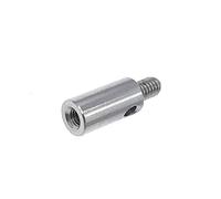 Thread Adapter 4-48 Outer Thread Shank to M2.5 Inner Thread for Dial Indicator 5mm Diameter 10mm Long