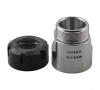 Thread Adapter ER Series ER11 ER16 ER20 ER25 ER32 for Collet Chuck Spindle For Motor and For ROTOR, Provides Thread Conversion Compatibility (ER32-ER32 With Nut)