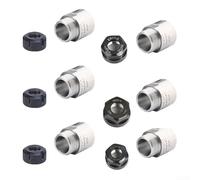 Thread Adapter ER11 ER16 ER32 Collet Chuck Spindle for Rotor for Motor (ER16-ER20)