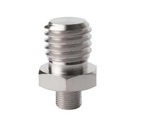 Thread Adapter for M12 Polisher and Sander, 5/8-11 Male to M9x0.75 Conversion Fitting, Metal Threading Connector