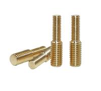 thread adapter, M4 M5 M6 M8 M10 M12 Conversion Screw Brass Metric Thread Double-end(M8x20 to M10x20(2pcs)