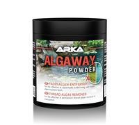 Thread Algae Remover for Ponds - ARKA AlgAway Powder 250 g - eco-friendly algae control for garden ponds - prevents regrowth - treats up to 28,500 litres - safe for fish & plants