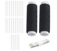 Thread and Needle Kit,Cotton Thread for Sewing,1 Tape Measure,1 Pack of Sewing Needles,Portable Travel Sewing Kit,Ideal for Hand and Machine Sewing,and Clothing Repairs