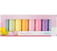 Mettler Silk Finish Cotton 50 Spring Colours Threads 8 Pack