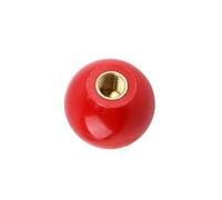 Thread Ball Shaped Head Clamping Knob, Plastic M4 M5 M6 M8 M10 M12 M14 M16, 2pcs Red, M6x20, Durable Design for Easy Grip and Adjustment