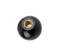 Thread Ball Shaped Head Clamping Knob, Plastic M4 M5 M6 M8 M10 M12 M14 M16, 2pcs Red, M6x20, Durable Design for Easy Grip and Adjustment