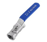 Thread Ball Valve, Akozon Ball Valve Lever 304 Stainless Steel Pipe Ball Valve Threaded Female x Female Reduced Port Full Bore Ball Valve (1/4")