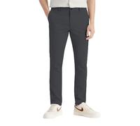 Thread Bloom Men's Chino Trousers Slim-Fit 5-Pockets Comfort Stretch Cotton Twill Wrinkle-Resistant Flat-Front Casual Office Workwear Formal Smart Chino Pants 30W-40W