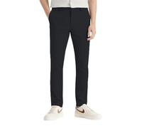 Thread Bloom Men's Chino Trousers Slim-Fit 5-Pockets Comfort Stretch Cotton Twill Wrinkle-Resistant Flat-Front Casual Office Workwear Formal Smart Chino Pants 30W-40W