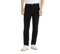 Thread Bloom Mens Corduroy Trousers Regular Fit Casual Classic Stretch Cotton Business Office Straight Leg Flat Front Cord Trousers Size 32-44 (32W / 34L, Black)