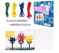 Thread Board for Kids,Calming Sensory Educational | Threading Board Busy Toy for Classroom - for Children Preschool Special Education Classroom School Home