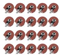 Thread Cam Lock Shelf Support Pin SQXBK 20Set Dark-Brown Cam Lock Cabinet Shelf Support Bracket Studs Pins with Screws for Furniture Kitchen Cabinet, Shelf Support Holder