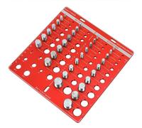 Thread Checker,34 Nut and Bolt Thread Checker Aluminum Alloy Standard Size Inch and Metric Thread Identifier Gauge