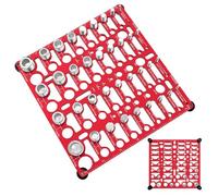 Thread Checker - Bolt Nut Gauge, Compact Handy Design, Accurate Size Guide, Strong Metal Build | For Father Boyfriend Grandfather Uncle Men Expert Garage Home Workshop Tool Use