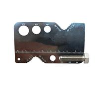 Thread Checker Gauge | Stainless Steel Measuring Tool | Compact Thread Checker Size Finder - for Technicians Engineers Plumbing Workshop Crafts Mechanical Home Garage Factories