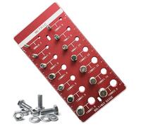 Thread Checker, Identifier and Calibrator - Bolt and Nut Identification Gauge | For Machining Truck Auto Repair Auto Maintenance Metal Work