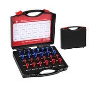 Thread Checker, Metric Thread Gauge Size Finder, Measuring Tools Finder for Mechanics Technicians Enthusiasts Quickly Identify Narrow Area Auto