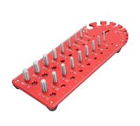 Thread Checker Nut Bolt Thread Identifier Gauge Multi Functional Portable Aluminum Alloy Screw Thread Depth Measuring Tool for Mechanics Engineers DIY Enthusiasts
