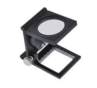 Thread Counting Magnifiers - Linen Tester,10X Fold Stand Fabric Magnifing Lens With LED Light for Textile Optical Jewelry Tool (1Pc)