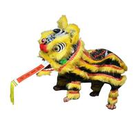 Thread Doll with Stick, Lion Dance Traditional Chinese Puppet with Thread and Stick, Handmade Craft Toy for Parties, Home Entertainment, Art, Local Theatre Performances