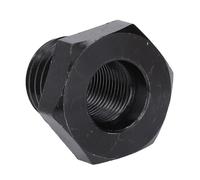 Thread Drill Chuck Insert Adapter, 3/4in Alloy Steel X 16 Tpi at 1 in. X 8 Tpi Extendable Length Woodworking Lathe Head Spindle Adapter for Use
