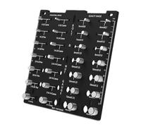 Thread Gauge - Metric and Imperial Nue Thread Measuring and Testing Device | Screw Measuring Ruler, for Construction, Sanitary Engineering, Maintenance, Household