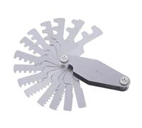 Thread Gauge Screw Measuring Tool 30 Degree Screw Gauge for Industrial Measurement Metal T Thread Resistant