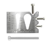 Thread Gauges | Stainless Steel Screw Ruler - Metric Thread Measuring Ruler for Construction Household Engineering Plumbing Automotive