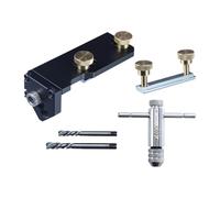 Thread Guide for Aluminium Profiles, Drill Guide Template | Precise Positioning Cutting Tool for Threading in Manufacturing Installation Cable Management Carpentry and