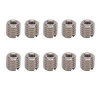 Thread Inserts,Self Tapping Threaded Insert, 10pcs Threaded Inserts Repairing Tools Stainless Steel Female M5x0.8 Male M10x1.5 For Aviation, Automobiles,Mechanical Equipment