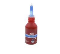 Thread Lock, Blue 243 High Strength Anaerobic Adhesive for Metal Nuts and Bolts, Medium Strength Threadlocker Sealant Prevents Loosening from Vibration (1Pcs)