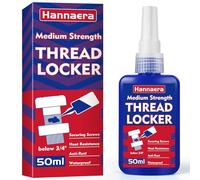 Thread Lock Blue 50ml, Medium Strength Threadlock, Removable Threadlocker, Lock & Seal Nuts, Bolts, Fasteners and Metals, Against Losening and Leakage (Mid50-H01)