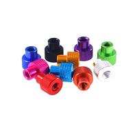 Thread Lock,Hardware Nuts, Hand Twist Screw2/5pcs/lot M3 M4 M5 M6 M8 Thumb Nuts Through Hole Aluminum Frame Tighten Flange Nut Step Knurled(Light Blue-M3 5PCS)