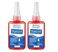Thread Lock Medium Strength, 100ml Locktight Threadlock Prevent Nuts, Bolts, Bearings, Fasteners and Screws from Loosening Due to Prolonged Vibration, Thus Locking and Sealing Metal Nuts and Bolts